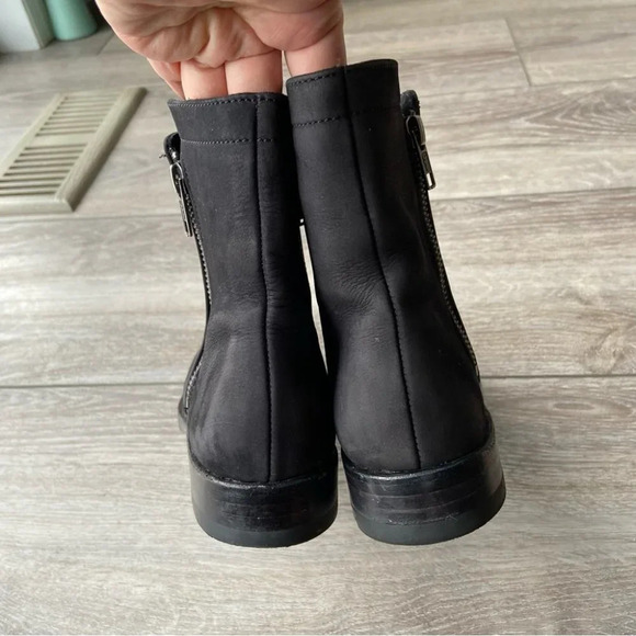 FRYE Natalie Double Zip Italian Nubuck Leather Bootie - Picture 6 of 15